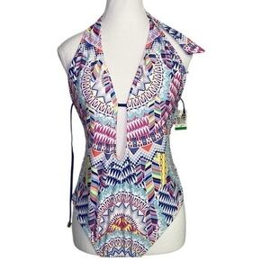 Bar III Colorful Patterned Women's Swimsuit